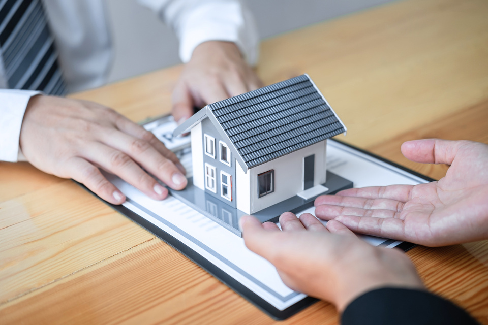 Estate Agent Presenting Home Loan